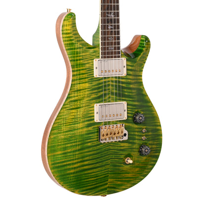 PRS Wood Library McCarty Tremolo Flame 10-Top Emerald w/"408" Switching, Natural Back & Stained Neck Electric Guitars