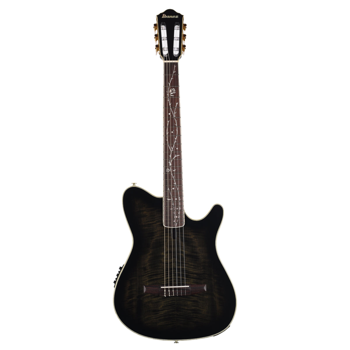 Ibanez TOD20FMNBFL Tim Henson Signature FRH Acoustic-Electric Guitar Black Burst Fade Low Gloss Acoustic Guitars