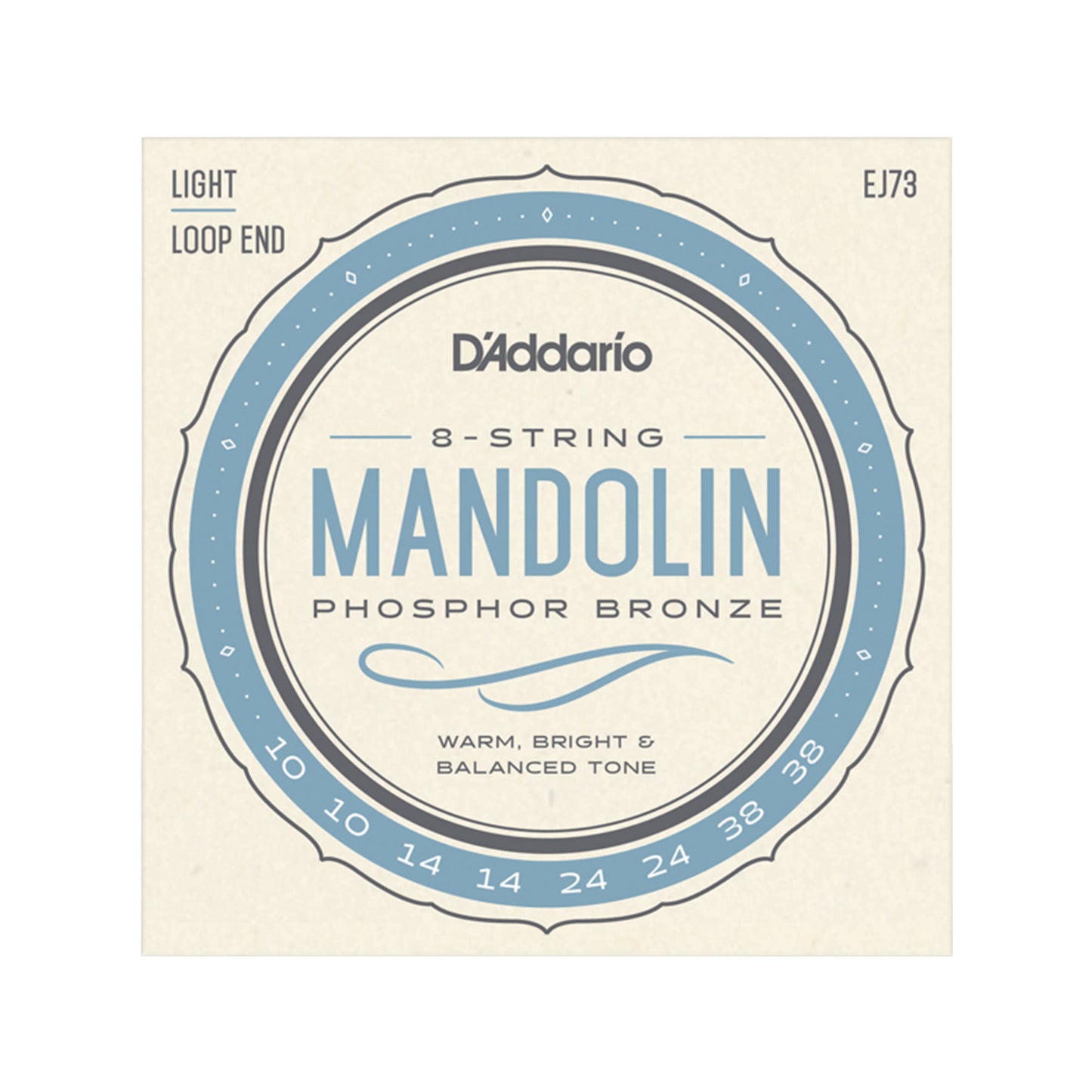 D'Addario J73 Mandolin Strings Phosophor Bronze Light