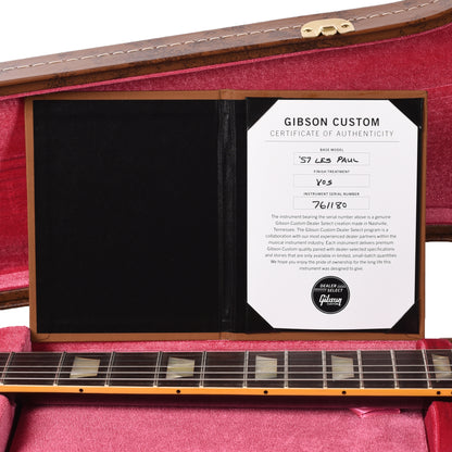 Gibson Custom Shop 1957 Les Paul Goldtop "CME Spec" Double Gold Darkback VOS w/59 Carmelita Neck Electric Guitars