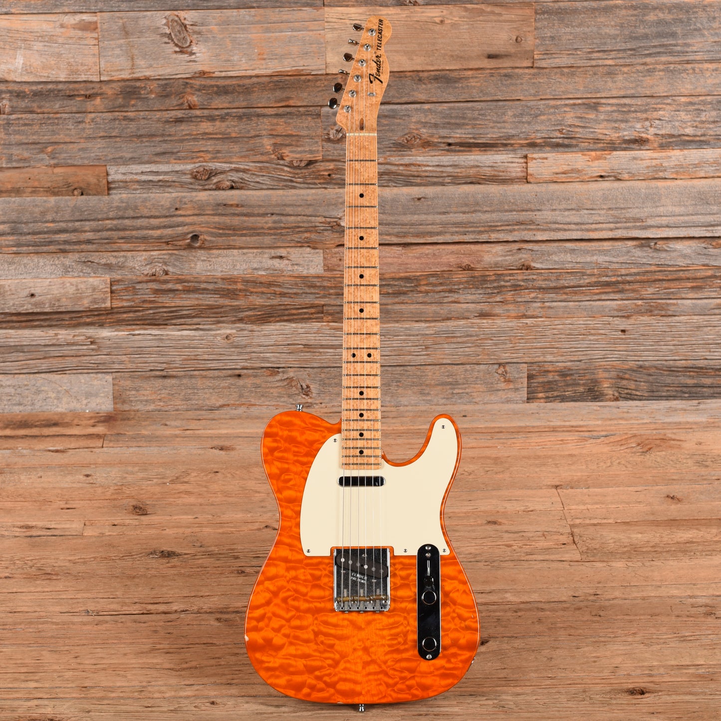Fender Greg Fessler Masterbuilt Telecaster Pro Quilted Maple Top Quilted Orange 2010