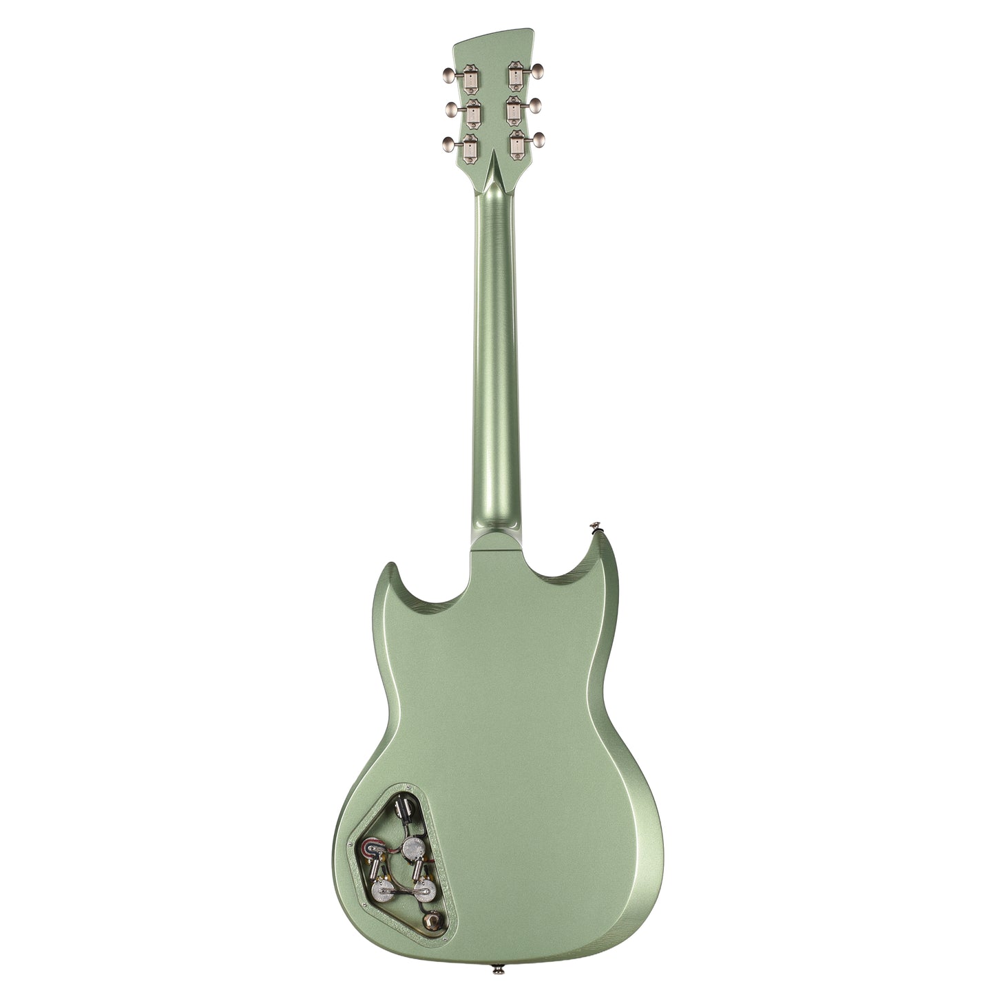 Frank Brothers Radar Deluxe Mahogany/Maple Sage Green w/ V.O. P90s