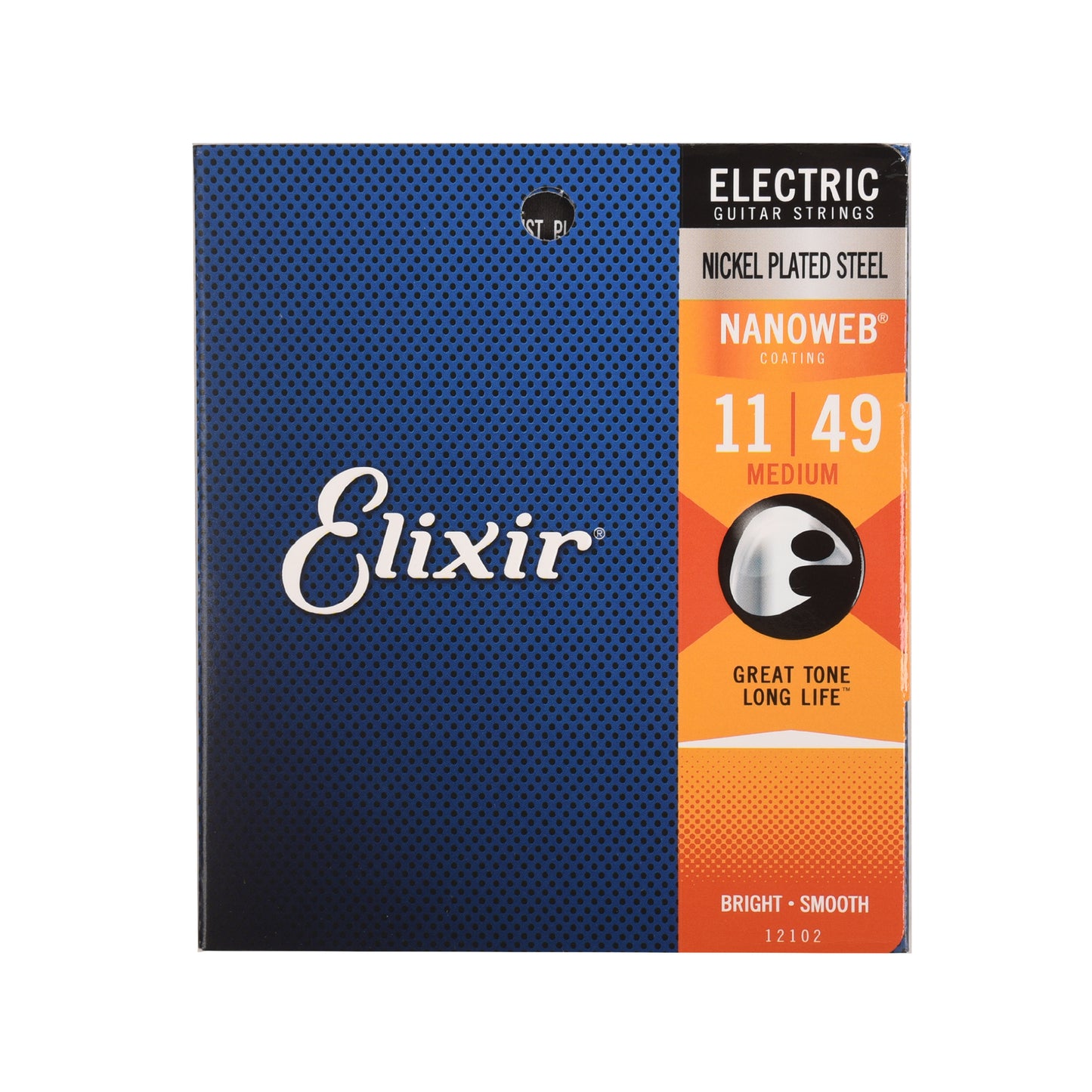 Elixir Light Nanoweb Electric Guitar Strings 11-49