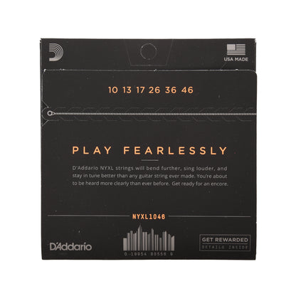 D'Addario NYXL Electric Guitar Strings Regular Light 10-46