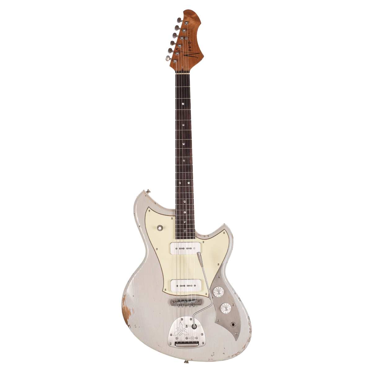 Novo Serus J Sonic Mary Kaye Medium Distress w/ Fralin Hum Cancelling Alnico P-90 Pickups Electric Guitars