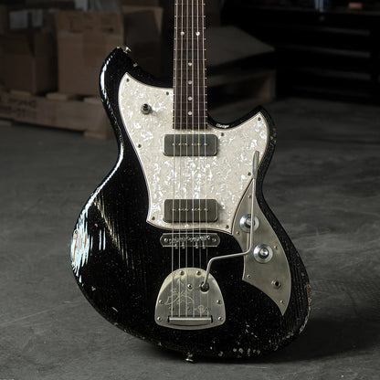 Novo Dealer Limited Serus J Starry Night Over Lake Sonic Blue Medium Distress w/ Lollar P-90 Pickups Electric Guitars