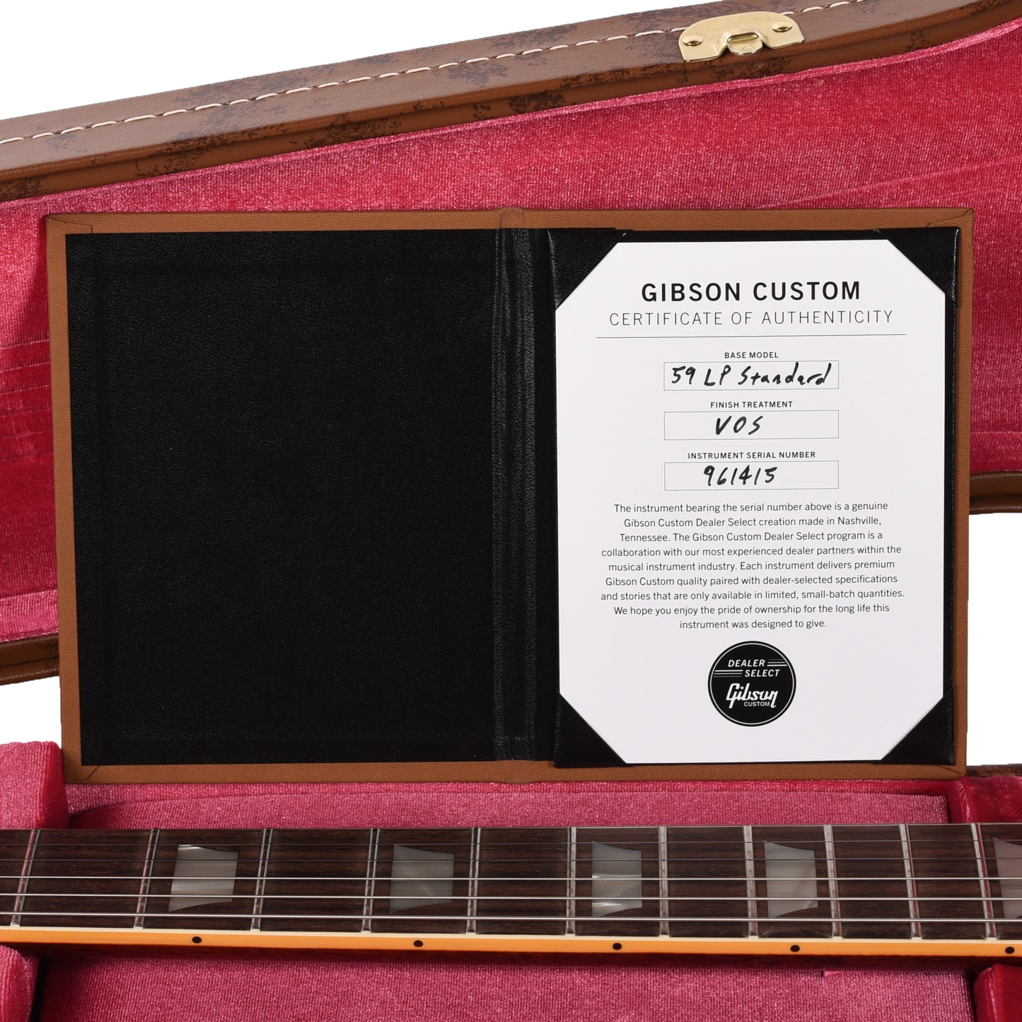 Gibson Custom Shop 1959 Les Paul Standard "CME Spec" Cherry Tea Burst VOS w/60 V2 Neck