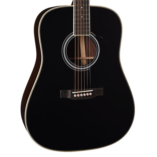 Martin Custom Shop D-35 Style Dreadnought Adirondack Spruce VTS/Wild Grain East Indian Rosewood Black Top Acoustic Guitars
