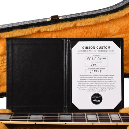 Gibson Custom Shop 1968 Les Paul Custom "CME Spec" Ebony VOS w/Chambered Body & Custom "S" Buckers Electric Guitars