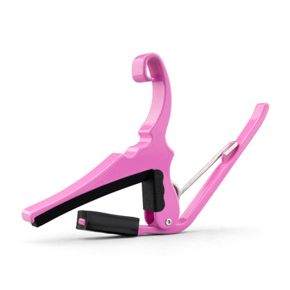 Kyser Quick-Change Capo for 6-String Acoustic Guitars Pink Revival