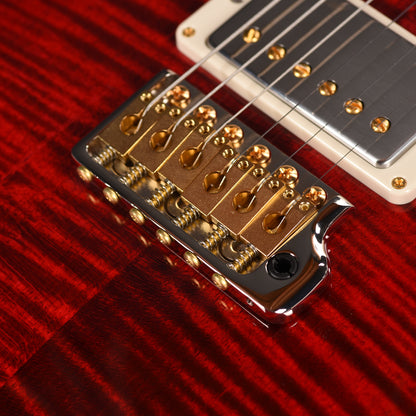 PRS Wood Library McCarty Tremolo Flame 10-Top Red Tiger w/"408" Switching, Natural Back & Stained Neck Electric Guitars
