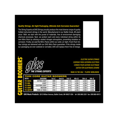 GHS TC-GBXL Thin Core Boomers 9-42 Extra Light
