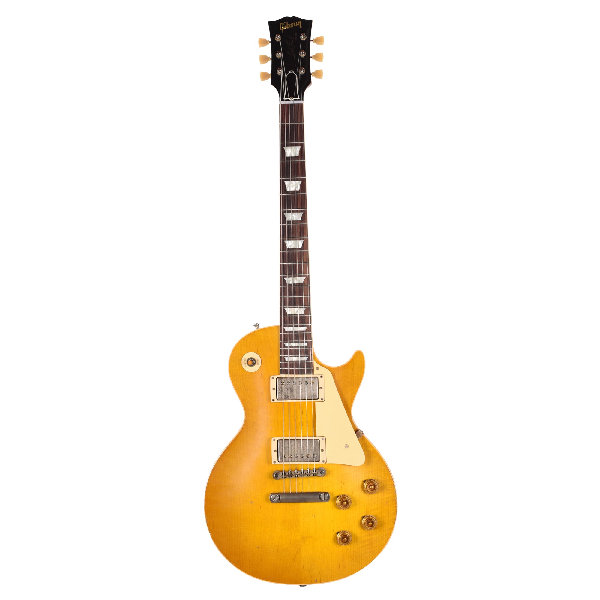 Gibson Custom Shop Murphy Lab 1958 Les Paul Standard Reissue Lemon Burst Light Aged Electric Guitars