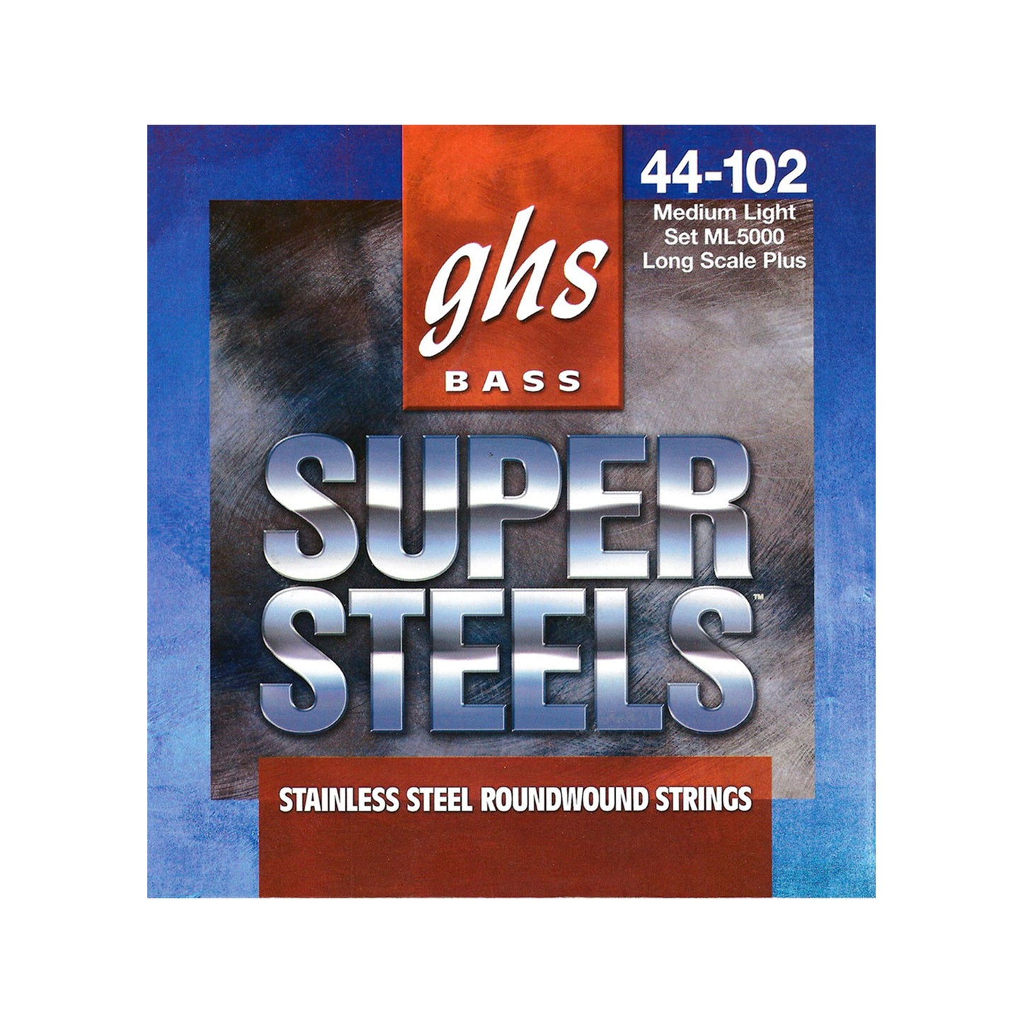 GHS Super Steels Long Scale Plus Medium Light Bass 44-102