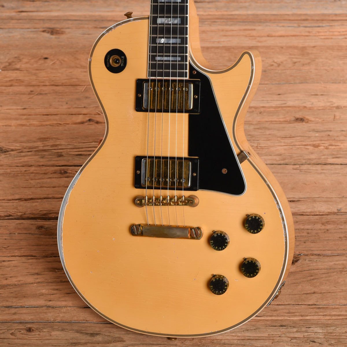 Gibson Custom Shop 1968 LP Custom "CME Spec" Heavy Antique White Murphy Lab Heavy Aged GH w/Custom "S" Buckers Heavy Antique White 2020 Electric Guitars