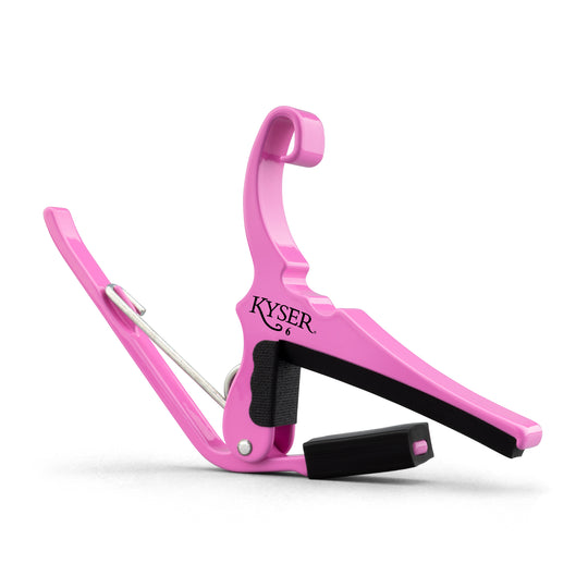 Kyser Quick-Change Capo for 6-String Acoustic Guitars Pink Revival