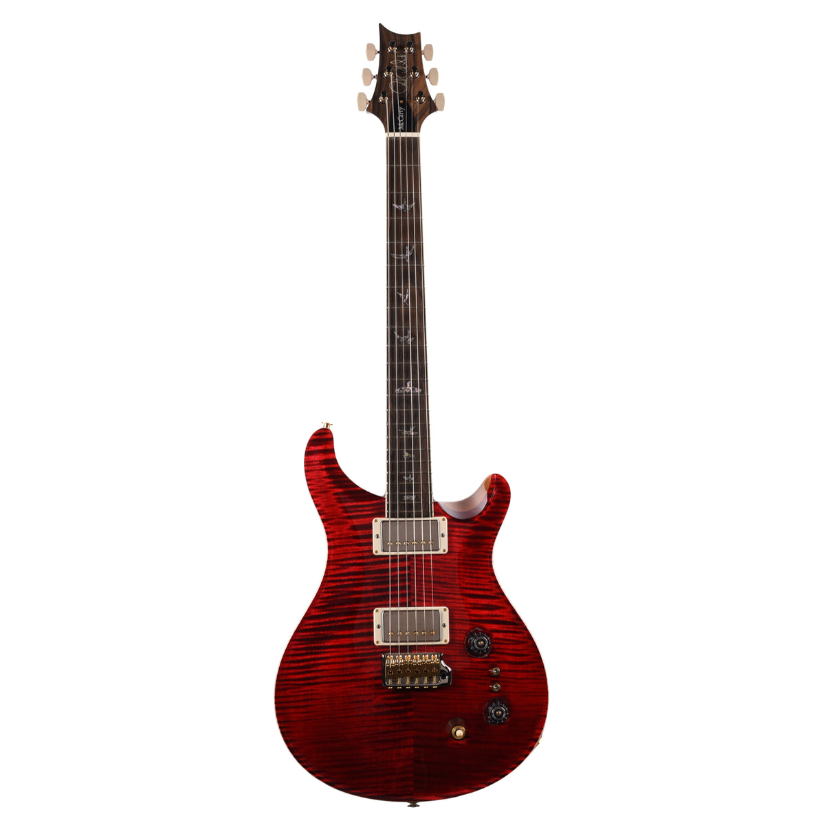 PRS Wood Library McCarty Tremolo Flame 10-Top Red Tiger w/"408" Switching, Natural Back & Stained Neck Electric Guitars