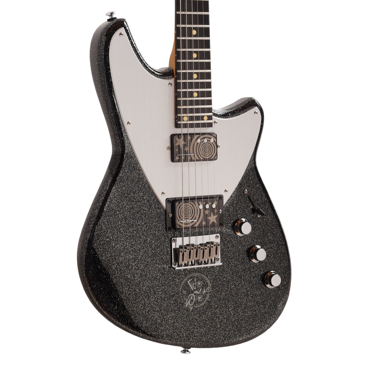 Reverend Billy Corgan Signature Drop Z Baritone Infinite Sadness Edition Black Sparkle Electric Guitars