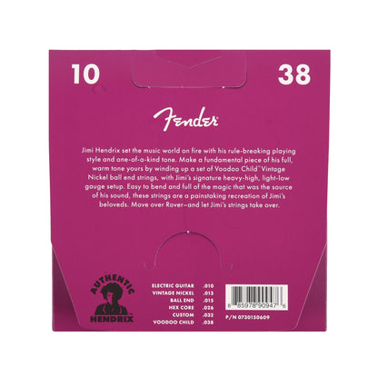 Fender Hendrix Voodoo Child Ball End Nickel 10-38