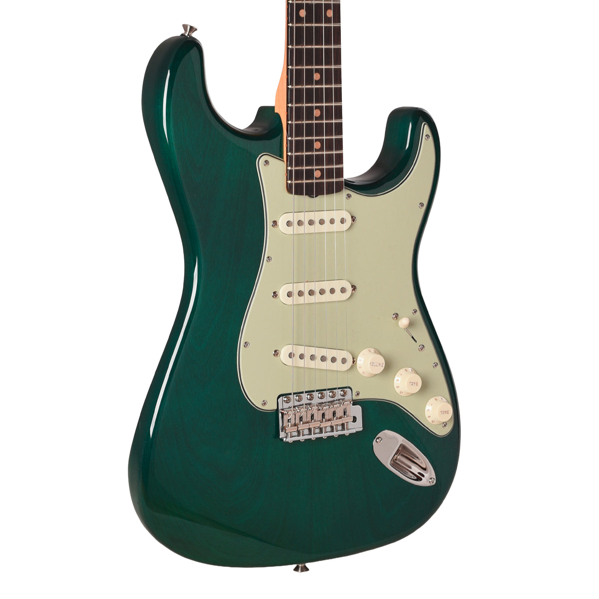 Fender Custom Shop 1960 Stratocaster "Chicago Special" NOS Super Aged Teal Green Metallic Electric Guitars