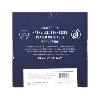 Stringjoy 4-String Electric Bass Light Top / Heavy Bottom Gauge Long Scale 45-105