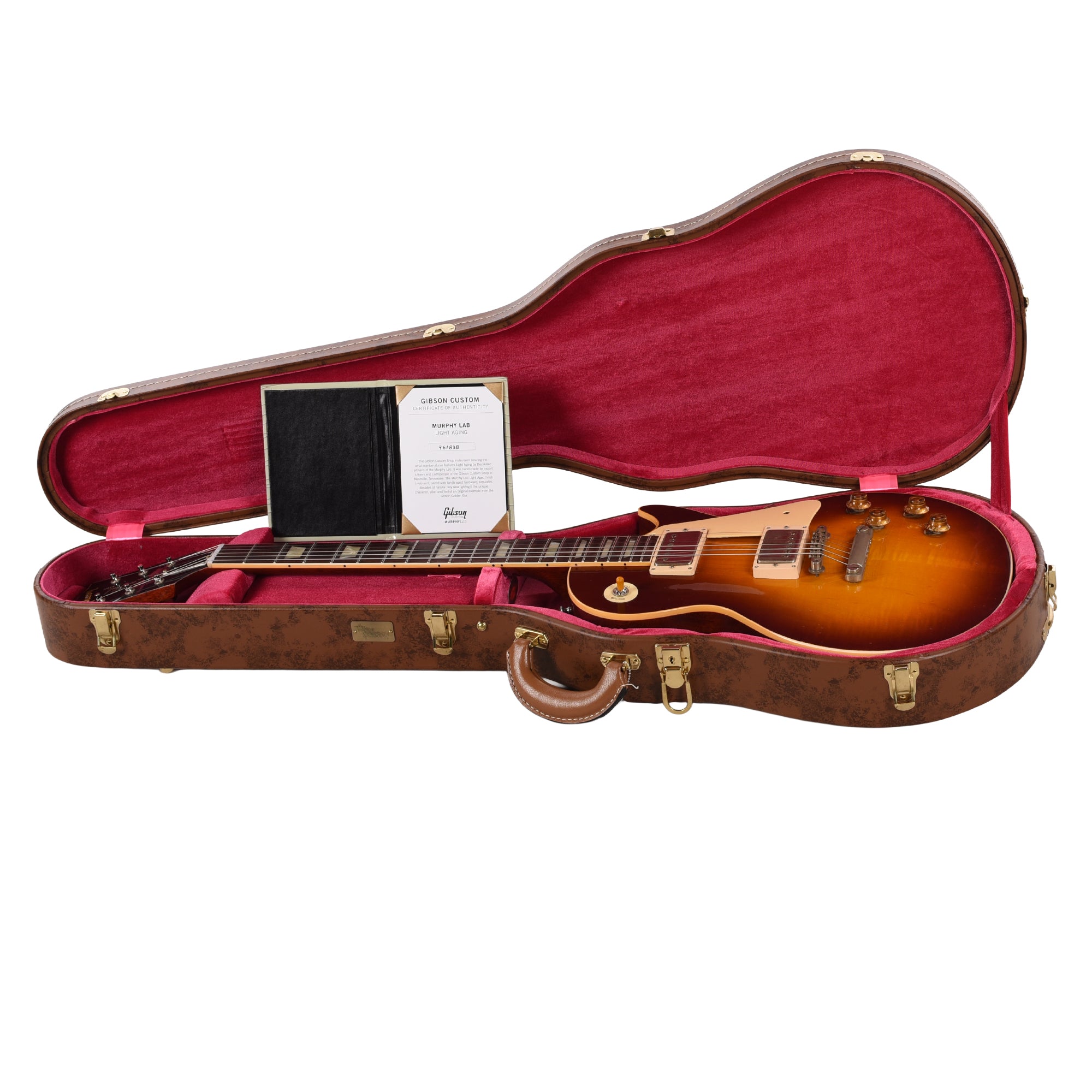 Gibson Custom Shop 1959 Les Paul Standard Reissue Cherry Teaburst Murphy Lab Light Aged Electric Guitars