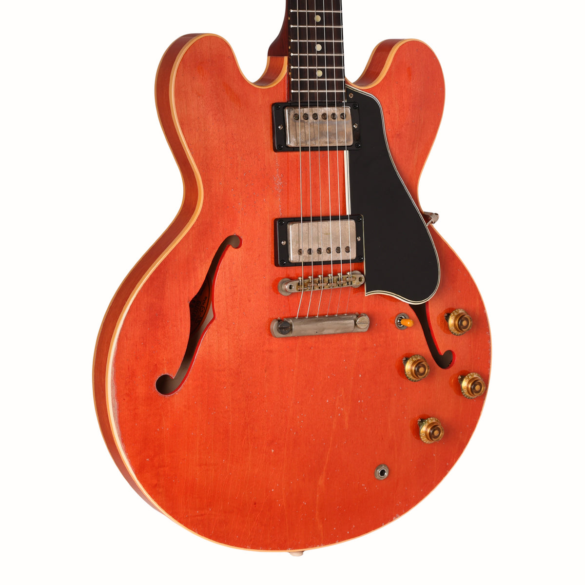 Gibson Custom Shop Limited Edition 1958 ES-335 Reissue Heavy Aged Watermelon Red Electric Guitars
