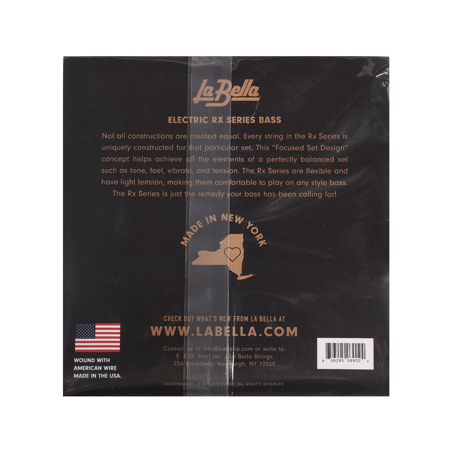 La Bella RX-N4C RX Nickel-Plated Round Wound Standard Light 45-105