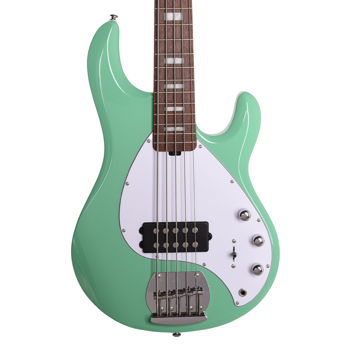 Sterling by Music Man StingRay 5 Plus RAY5X 5-String Electric Bass Seafoam Green Bass Guitars