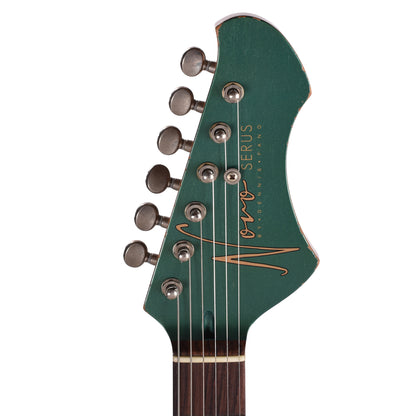 Novo Serus J Sherwood Green Light Distress w/ Fralin Hum Cancelling Alnico P-90 Pickups Electric Guitars
