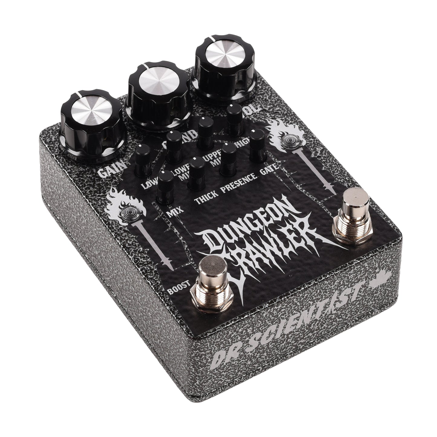 Dr. Scientist Dungeon Crawler Extreme Metal Distortion Effect Pedals