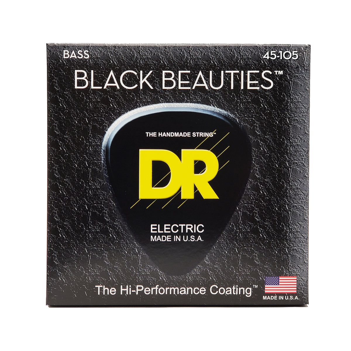 DR Strings Black Beauties - Extra-Life Black-Coated Bass 45-105 Accessories / Strings / Bass Strings