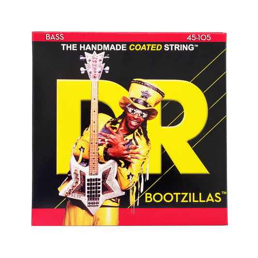DR Strings BZ-45 Bootzilla Signature Extra Life Stainless Steel Bass Strings 45-105 Accessories / Strings / Bass Strings
