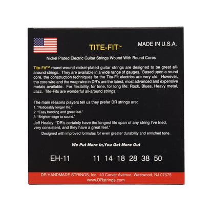 DR Strings EH-11 Tite Fit Electric Heavy 11-50 Accessories / Strings / Guitar Strings