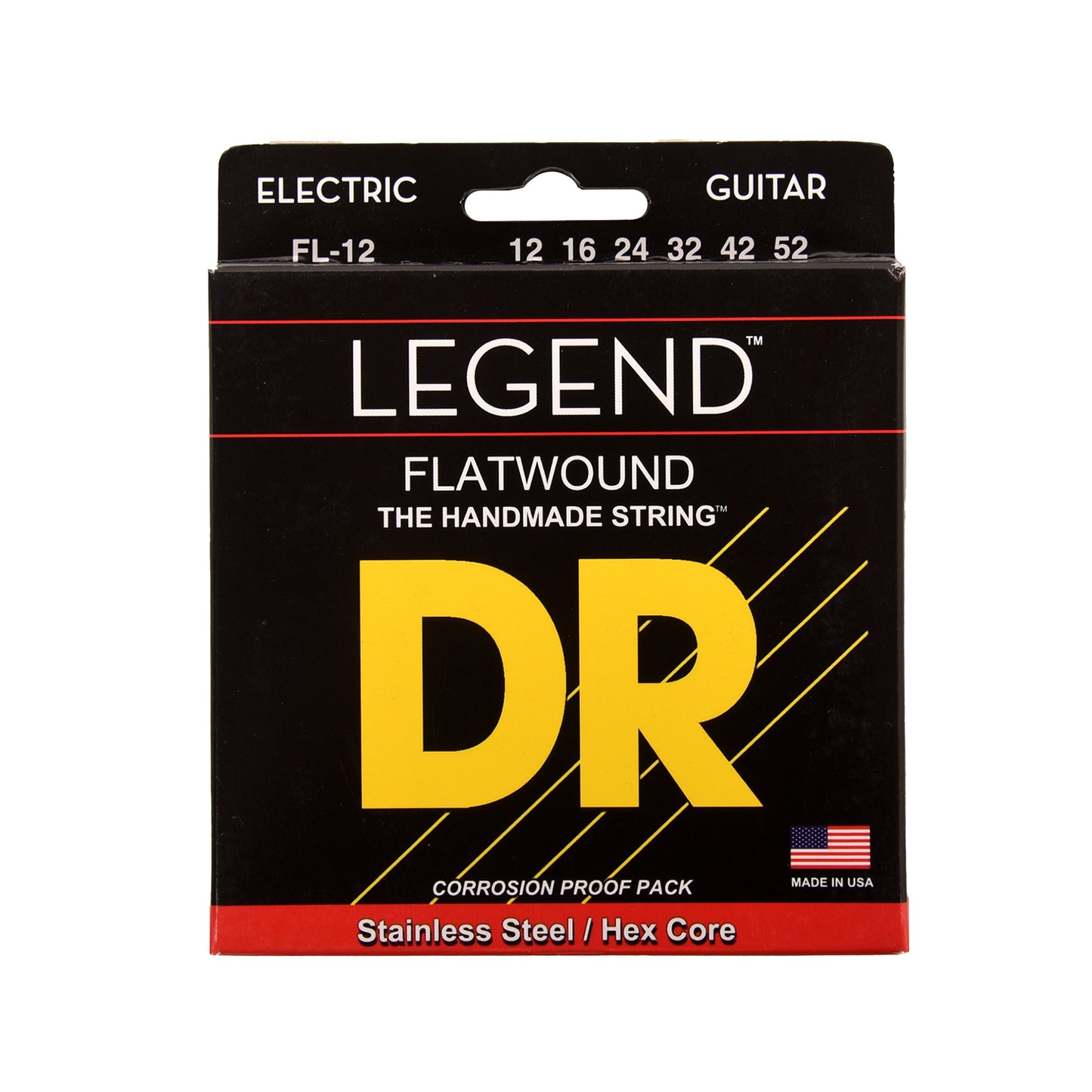 DR Strings FL-12 Legend Flatwound Electric Light 12-52 Accessories / Strings / Guitar Strings
