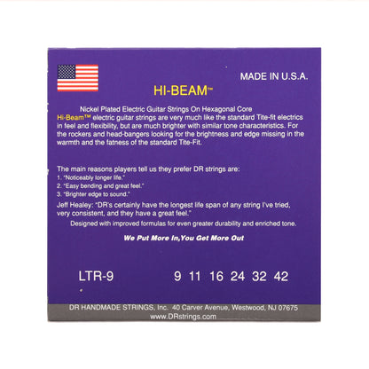 DR Strings LTR-9 Hi-Beam Electric Light 9-42 Accessories / Strings / Guitar Strings