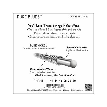 DR Strings PHR-11 Pure Blues Electric Heavy 11-50 Accessories / Strings / Guitar Strings