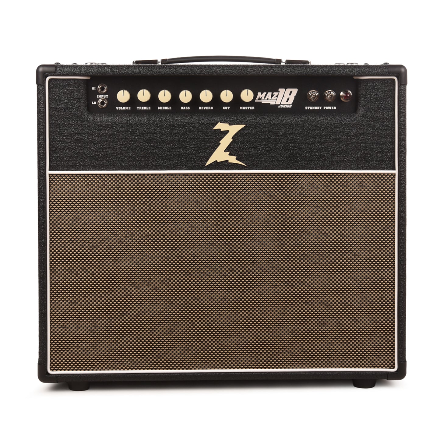Dr. Z MAZ 18 Jr. MK.II 1x12 LT Combo w/ Reverb Black w/Tan Grill Amplifiers