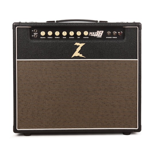 Dr. Z MAZ 18 Jr. MK.II 1x12 LT Combo w/ Reverb Black w/Tan Grill Amplifiers