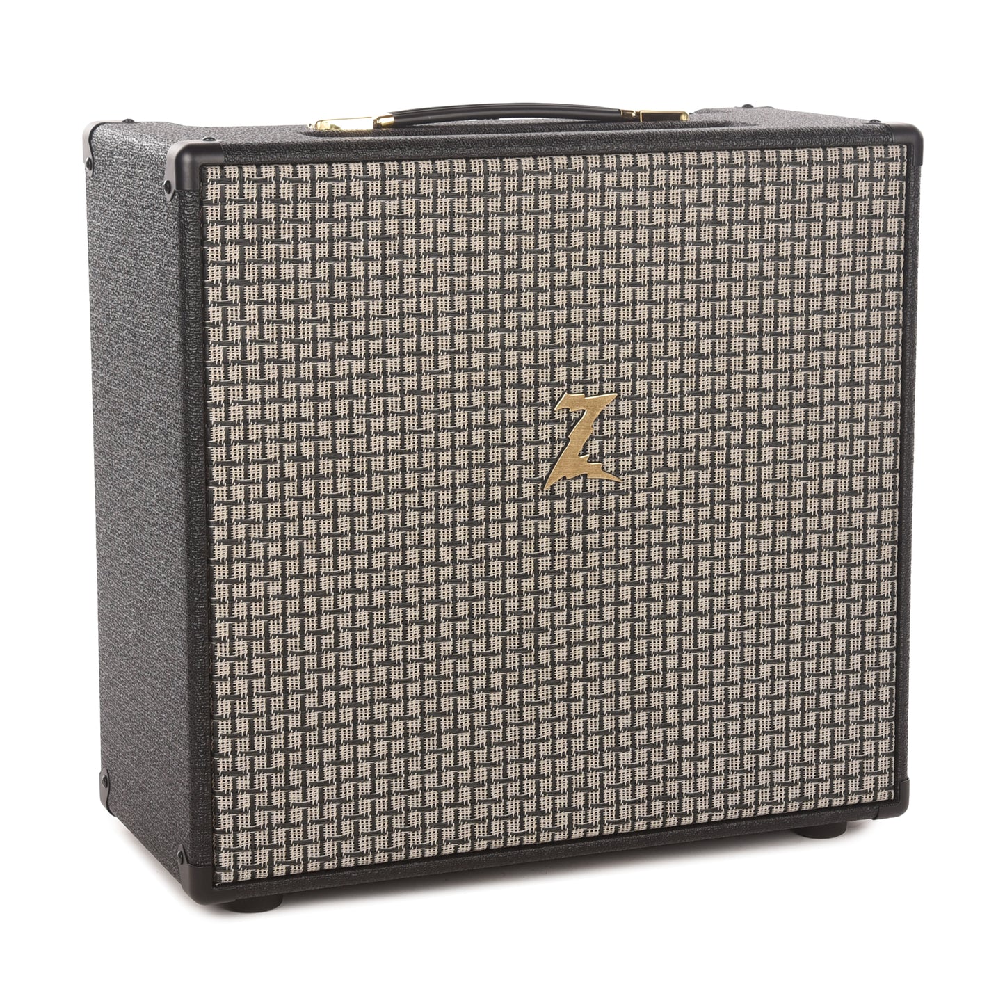 Dr. Z Route 66 Jr. 12w 1x12 Combo Black w/ Checkered Basketweave Grille, Gold Z and Handle Amplifiers