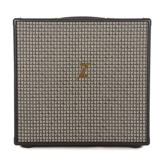Dr. Z Route 66 Jr. 12w 1x12 Combo Black w/ Checkered Basketweave Grille, Gold Z and Handle Amplifiers