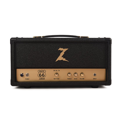 Dr. Z Route 66 Jr. 12w Head Black w/ Gold Z and Handle Amplifiers
