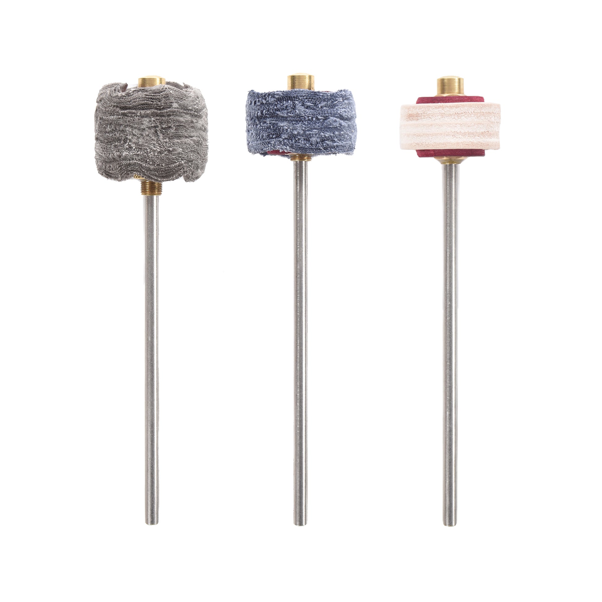 Dragonfly Percussion Leather, Canvas & Flannel Bass Drum Beater (3 Pack Bundle) Drums and Percussion / Parts and Accessories / Drum Parts