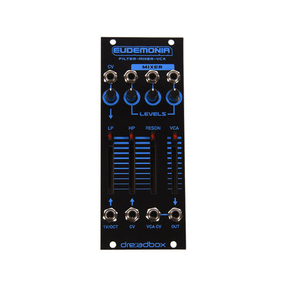 Dreadbox Eudemonia Dual Filter, Mixer & VCA Eurorack Module Black Light Keyboards and Synths / Synths / Eurorack