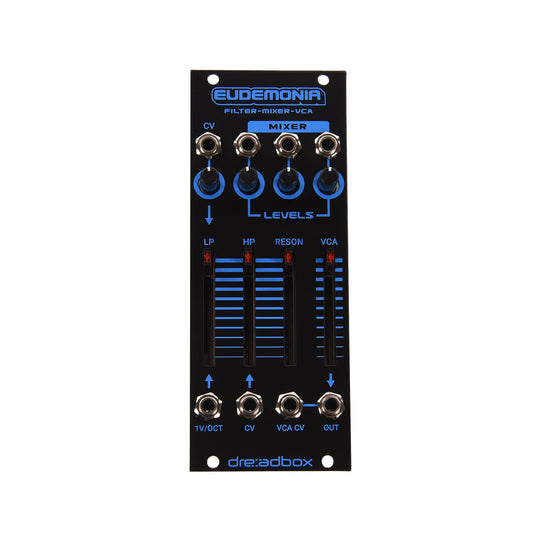 Dreadbox Eudemonia Dual Filter, Mixer & VCA Eurorack Module Black Light Keyboards and Synths / Synths / Eurorack