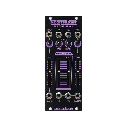 Dreadbox Nostalgia Dual Modulator, LFO & ADSR Eurorack Module Black Light Keyboards and Synths / Synths / Eurorack