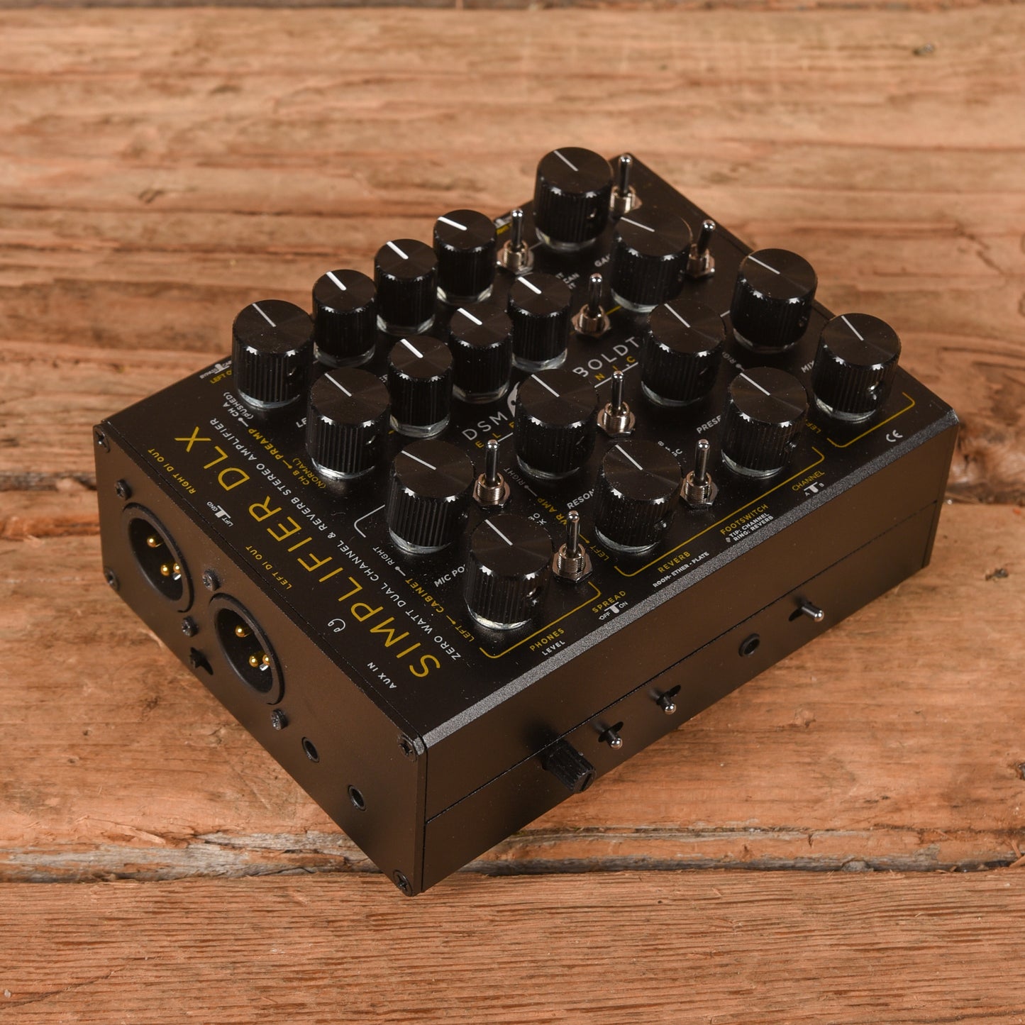 DSM Humboldt Electronics Simplifier DLX Dual Channel Zero Watt Stereo Pedalboard Amplifier Amplifiers