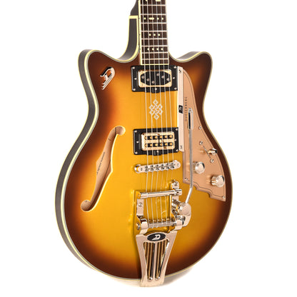 Duesenberg Alliance Joe Walsh Signature Gold Burst Electric Guitars / Semi-Hollow
