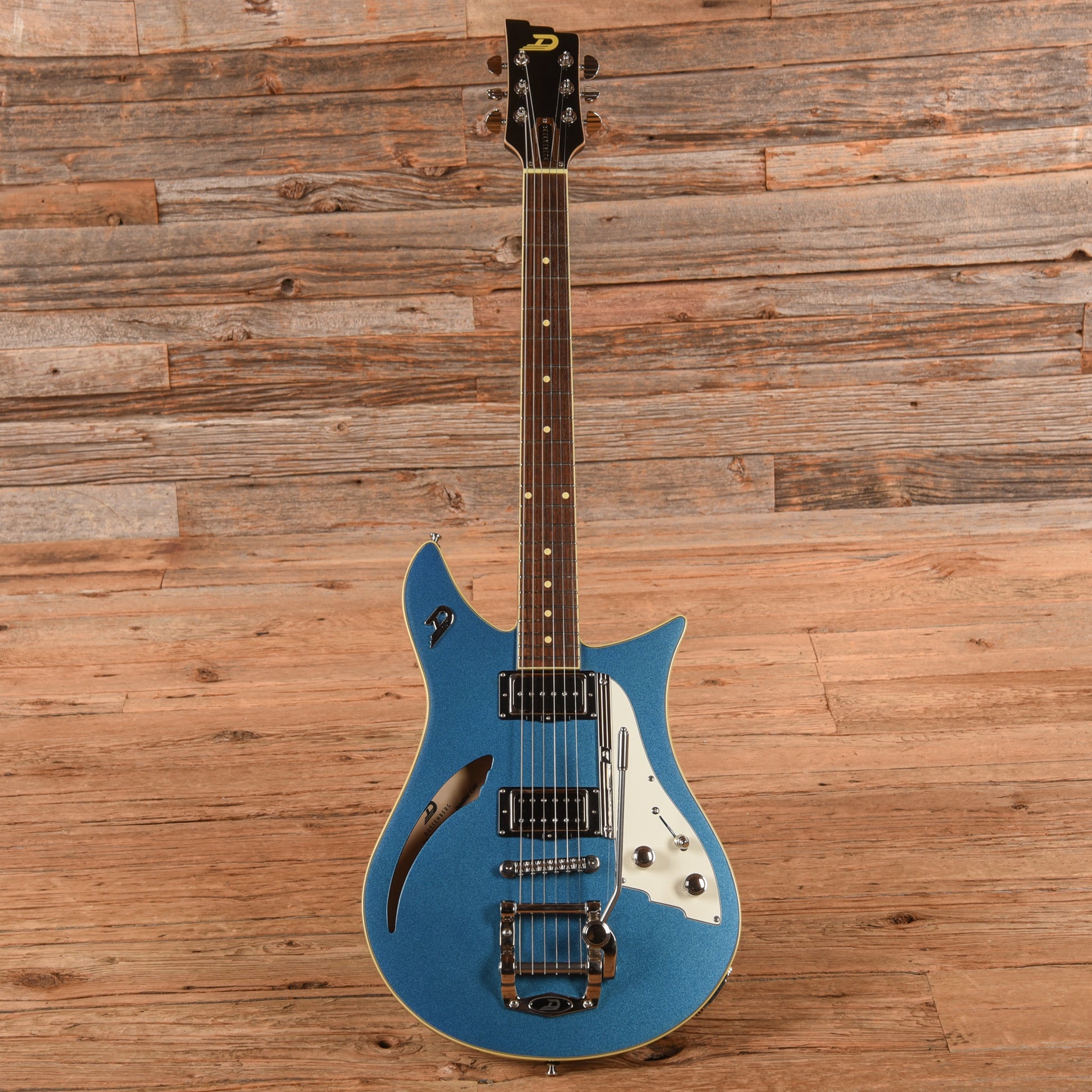 Duesenberg Double Cat Blue Electric Guitars / Semi-Hollow