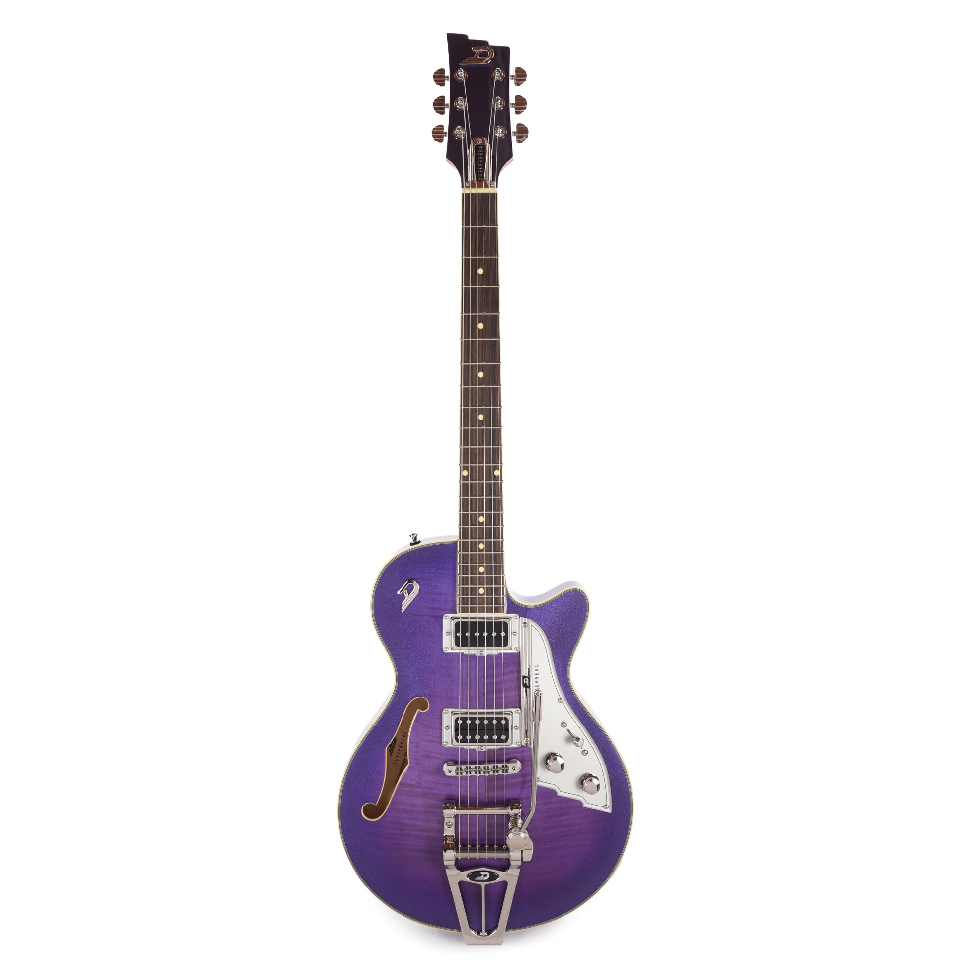 Duesenberg Starplayer TV Galaxy Purple Burst Electric Guitars / Semi-Hollow